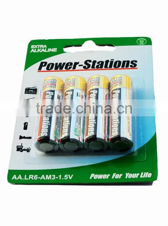 aa 1.5V LR6 AM3 alkaline battery