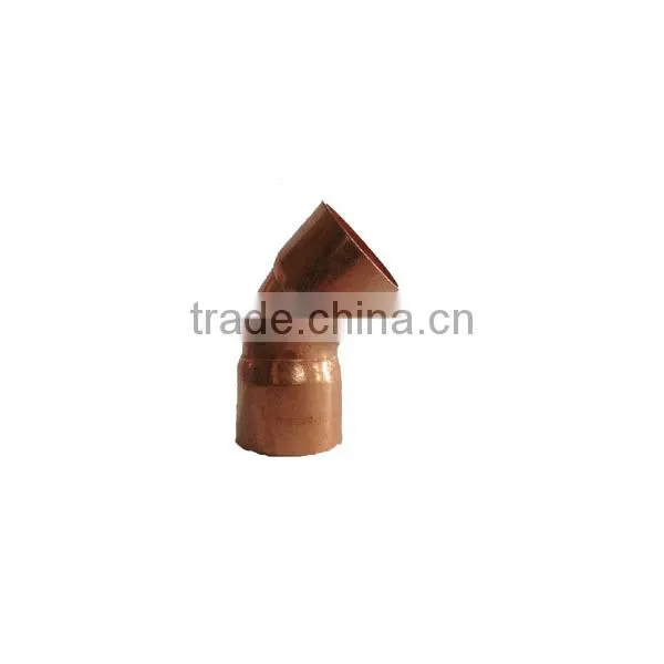 China supplier 45 degree copper elbow for air conditioning refrigeration