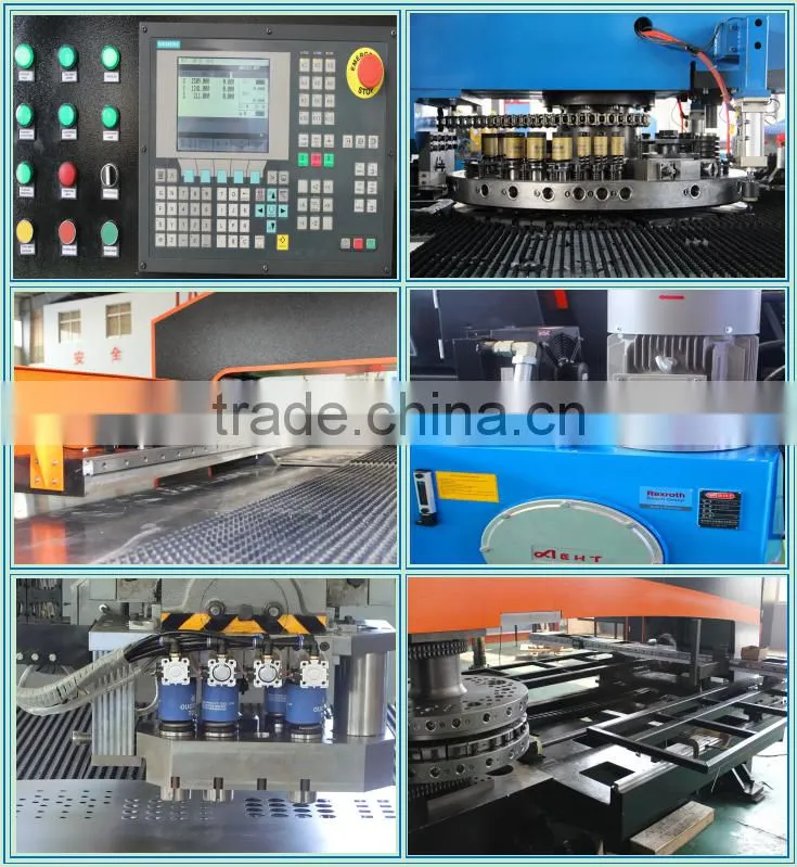 cnc turret punching machine for stainless steel products making