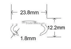 C24 galvanized C-Ring staples