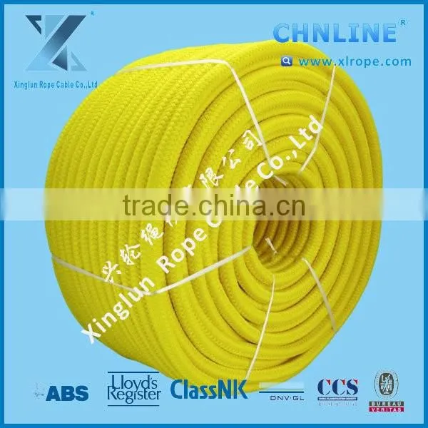 3 strand solid braid PP rope for ship building