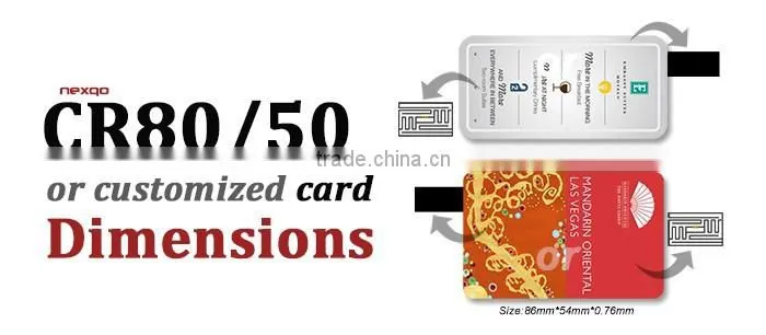 China Gold Supplier Promotional Printed Magnetic Gift Card