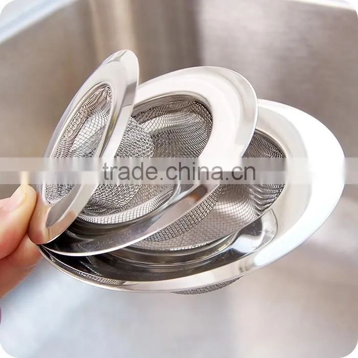 kitchen Stainless steel sink strainer net SS sink strainer