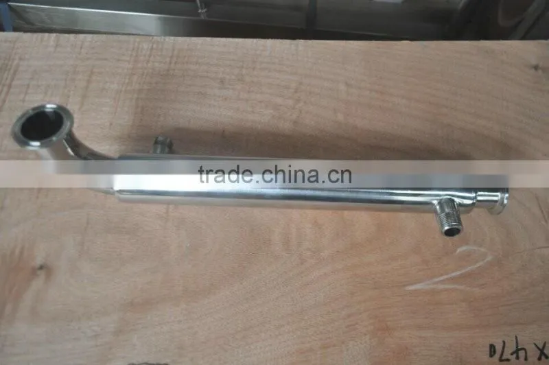 stainless steel jacketed sanitary tri clamp spool