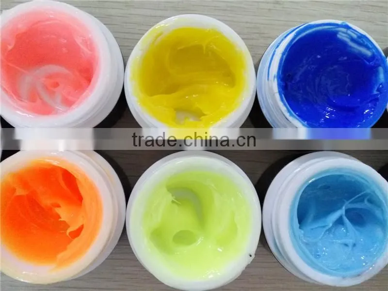 orange thick uv gel no.17 for nail extension
