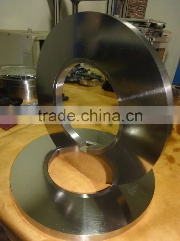 HSS circular and round roller cutting steel strip 0.35mm slitting blades for steel ,customize tungsten roller cutting blades