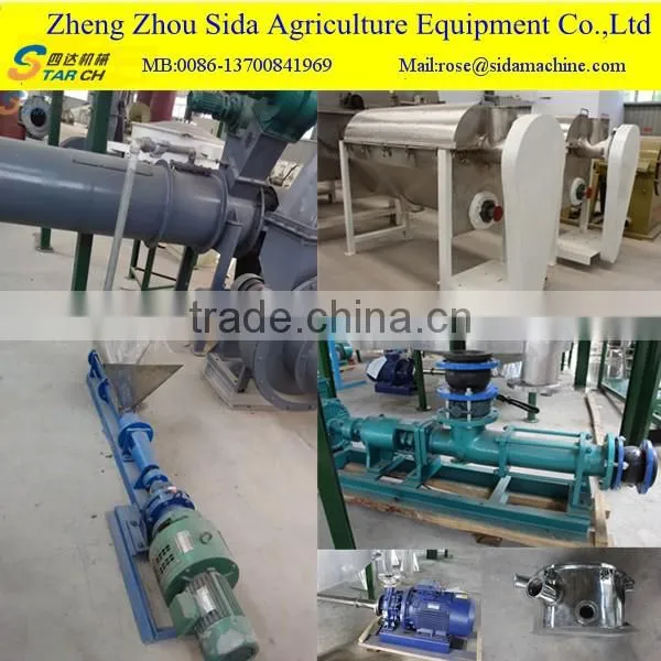 Professional Automatic Yam Starch Production Machine Of 25TPD