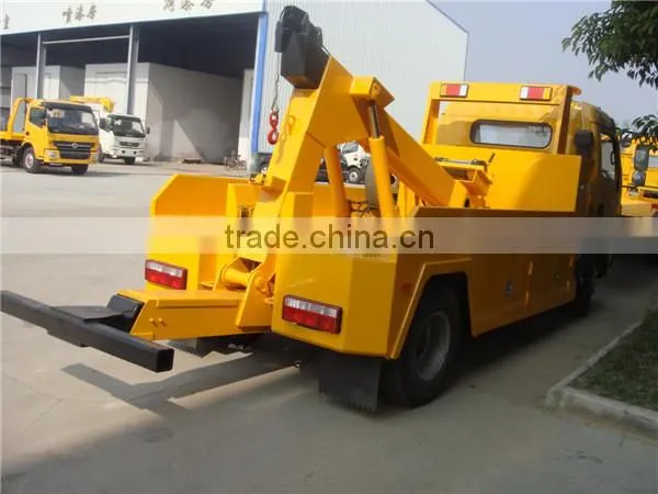 hot sale dongfeng 6 wheel 5ton winch road wrecker