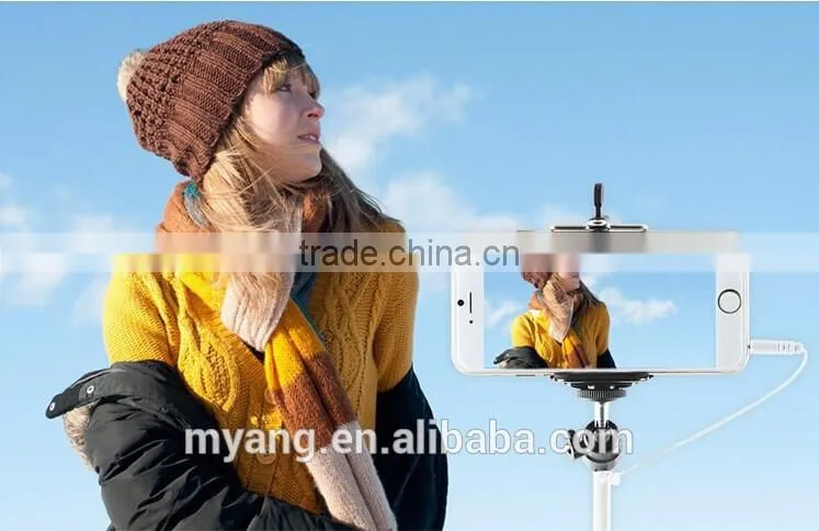 alibaba wholesale for monopod selfie stick ,the selfie stick, wire rod telescopic self photo lever for mobile and camera
