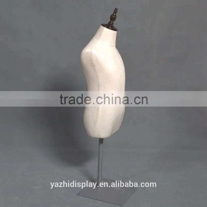 Fabric tailor vintage dress form kids torso mannequin