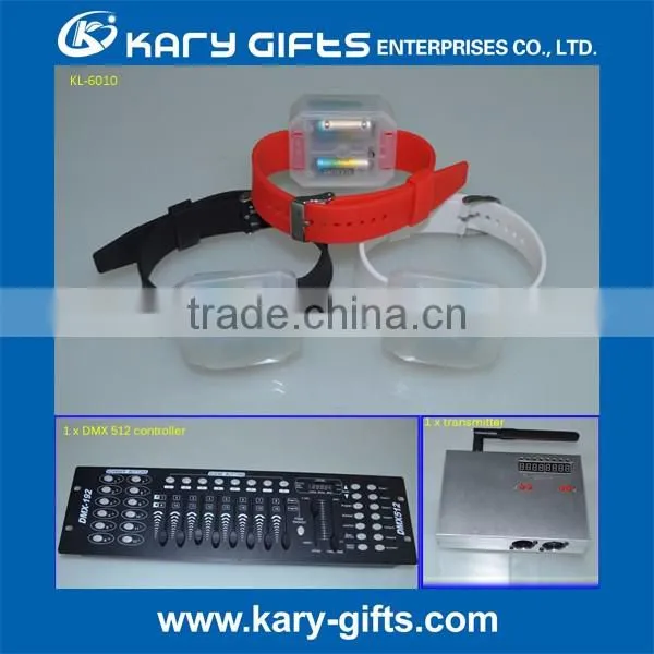 remote control wristband for events / party dmx wristband