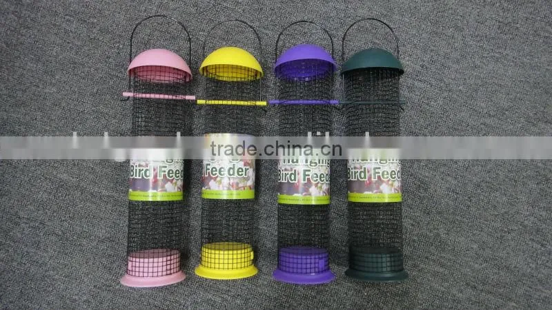 Plastic and iron net Bird Feeder
