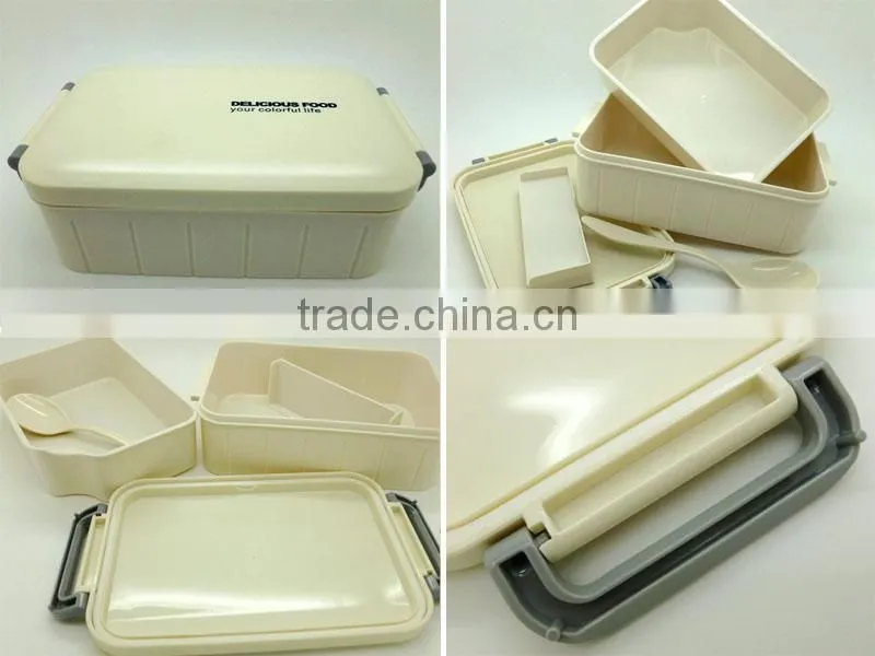China style easy open plastic bento lunch box