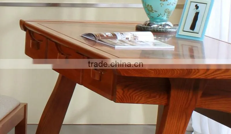 High taste of home office room Wooden Computer Desk with bookcase