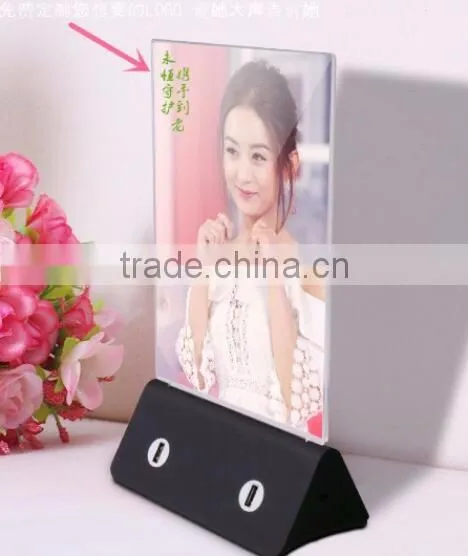 Desktop private mode mobile power bank neon photo album multi-functional power bank factory direct