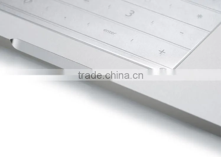Ultra-Thin Smart Number Keypad For Macbook, Intelligent Touch Glass Keyboard, Thin Small Transparent Calulator Numberpad