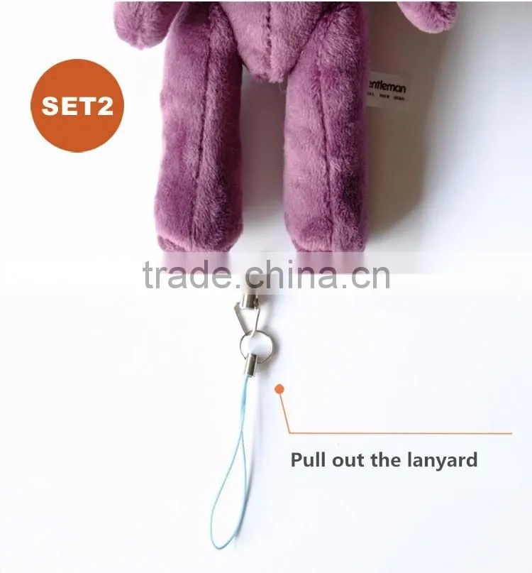 2017 New Hot Keychain Personal Alarm With Mosquito Repellent, Cute Super Bear Girls' Self-Protection High Decibel Security Alarm