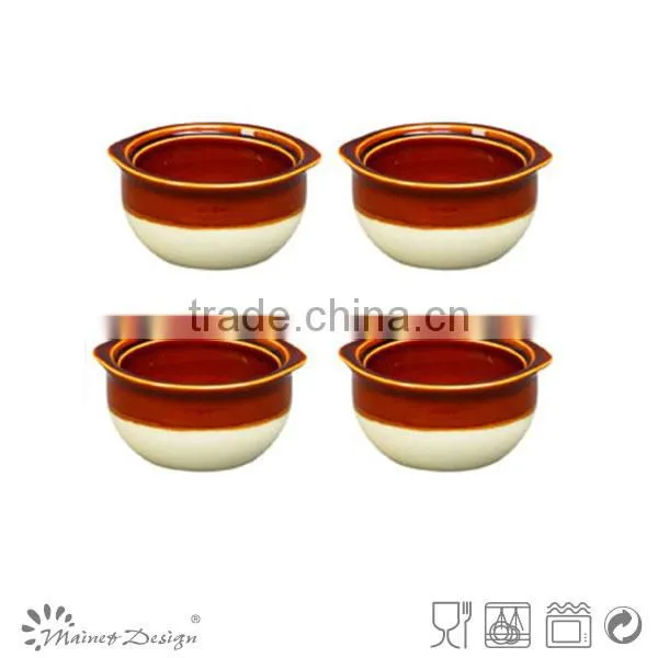 10oz wholesale ceramic soup bowl/onion soup bowl