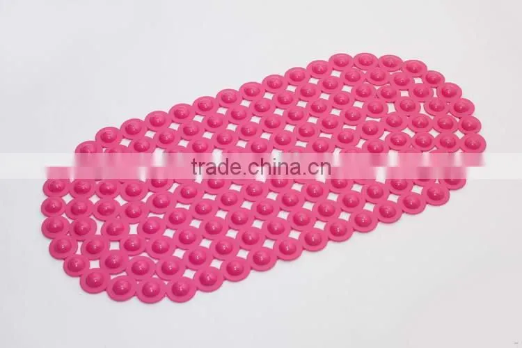 Non toxic leaf texture funny tub pvc kids plastic bath mats