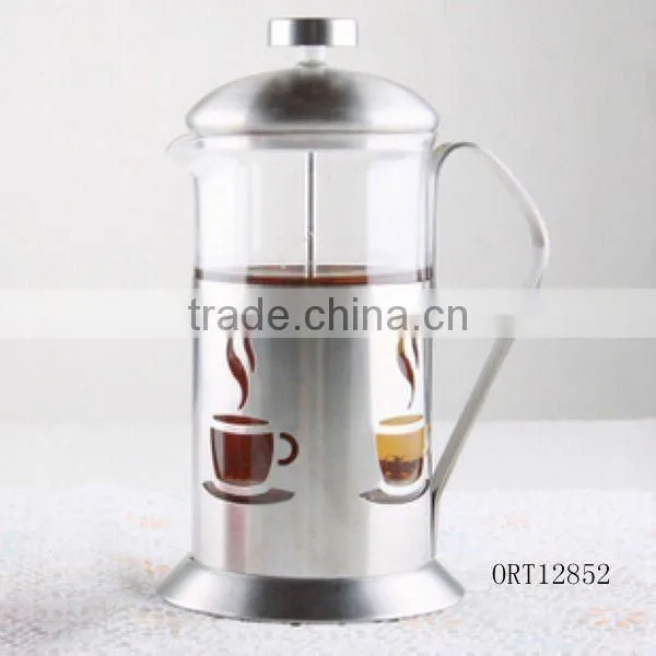 stainless steel glass with filter tea maker