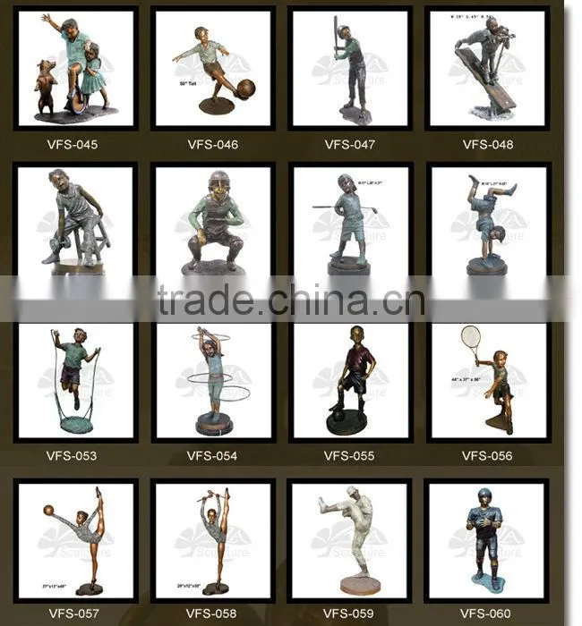 high quality monkey golfing statue