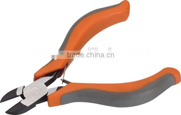 European type double color PVC dipped handle mini flat nose pliers