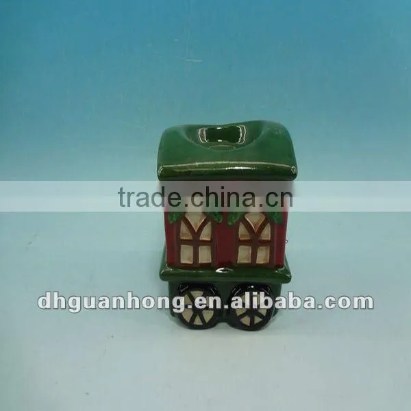 Ceramic Xmas candle holder
