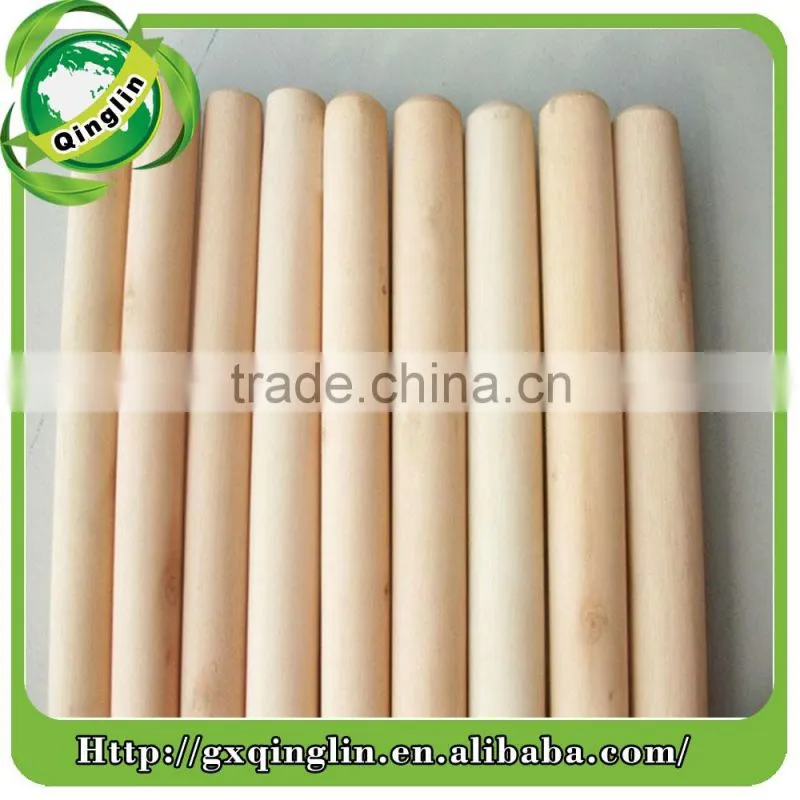 solid wood logs handles or stick for mop