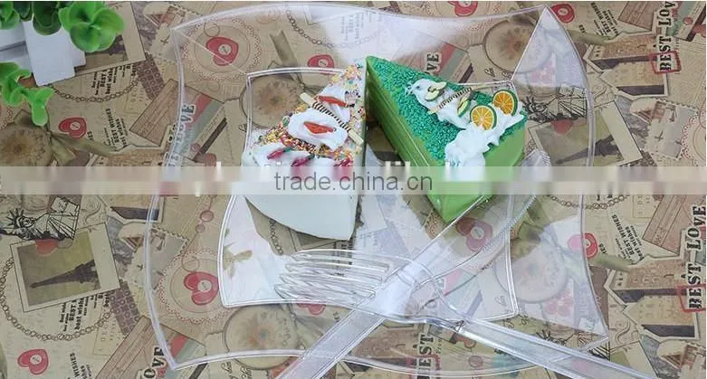 custom clear plastic disposable plates,disposable plastic plate,square clear disposable plastic plates