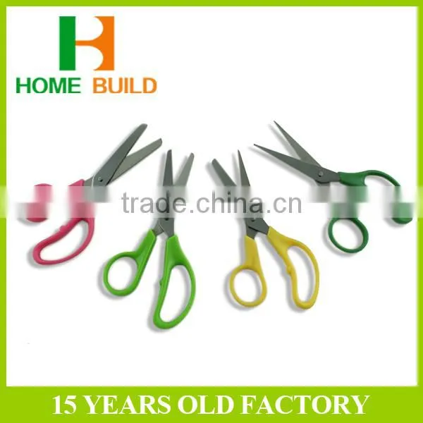Factory price HB-S5016A DIY curved handle paper cutting scissors