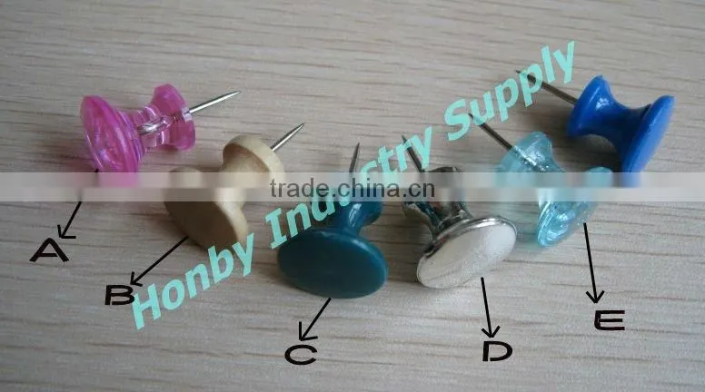 Decorative 26mm Transparent Large Giant Plastic Push Pins