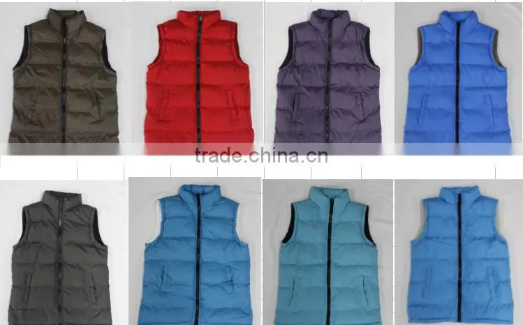 Hight quality winter women vest jacket in fashion mens