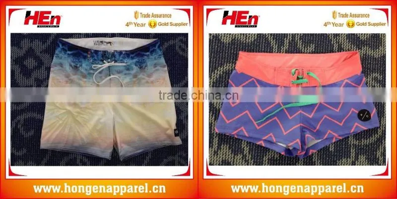 Hongen apparel OEM Service Supply High Quality Man Swimwear, summer beach short for man