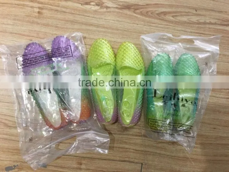 GZYsummer hotsale stocklot crystal women slipper