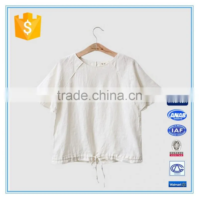 New design custom t shirt Sweatshirts office lady shirt with high quality
