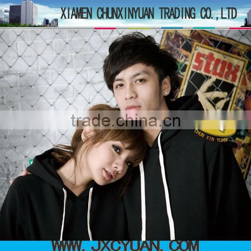 black blank pullover hooded sweatshirt for men and women unisex hoodies with pocket