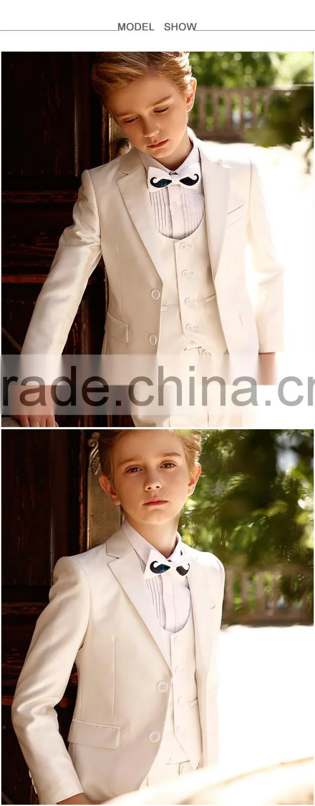 ELPA designer fashion sweat slim fit flower boy suits for wedding