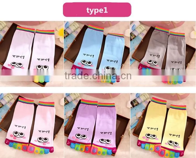New Breathable Ankle Socks Women Socks Cotton Sports Five Finger Socks Casual Toe Sock make your own socks