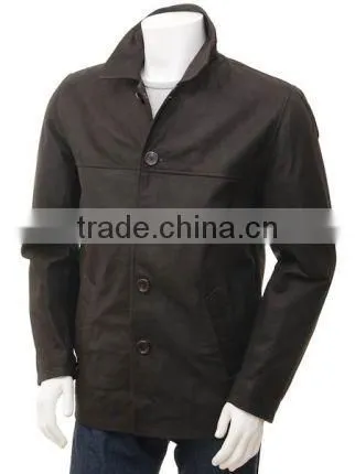 high quality mens leather coat