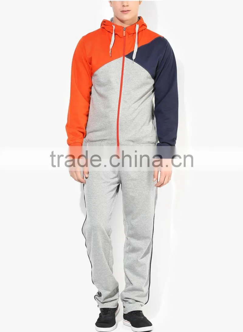 Mens multicoloured track suits Polyester cotton sports running track suits for men