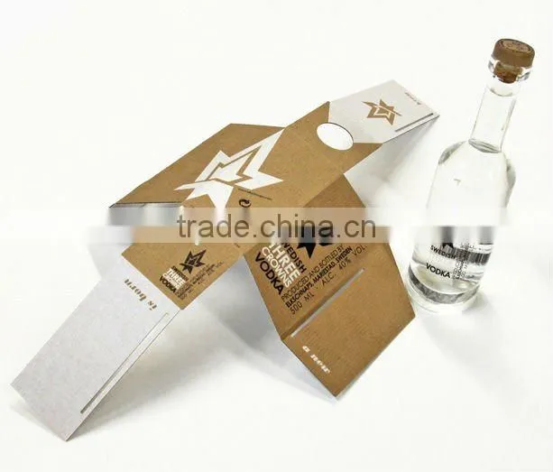 Vodka wine corrugated packaging carton