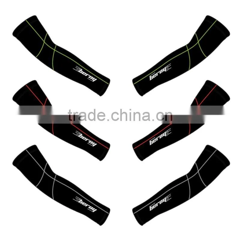 Beroy Compression Arm Sleeves , Custom Sublimation Blank Cycling Arm Warmer