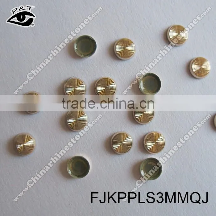 Laser Nailhead Checked Nailhead Hot fix Nailhead Iron On Metal Studs