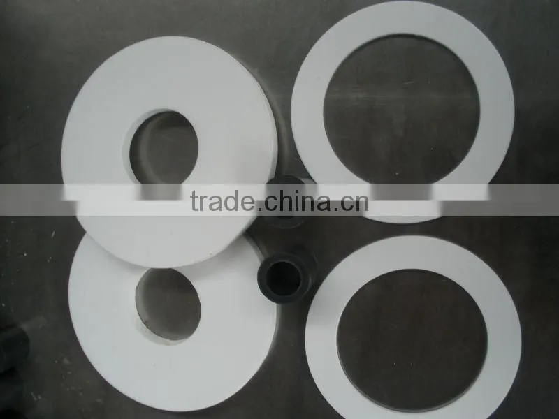 white virgin ptfe gasket/ptfe glange gasket