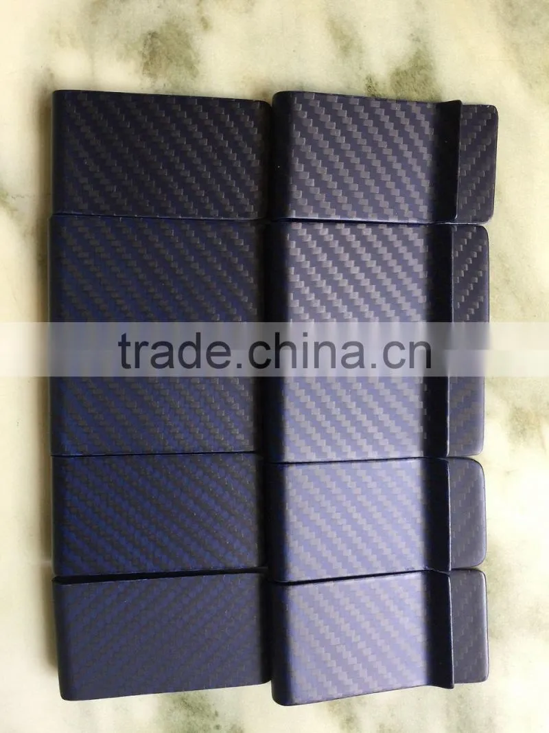Luxury carbon fiber money clip wholesale money clip credit card holder