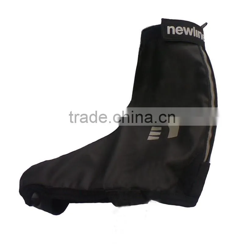 black PU Fleece Lined gardening overshoes rubber