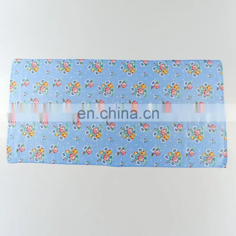 2sides custom printed microfiber cleaning tea towel for Advertisement and Gift