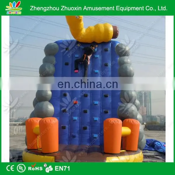 Sporting Playground Inflated Mountain Climbing Wall inflatable climbing tower