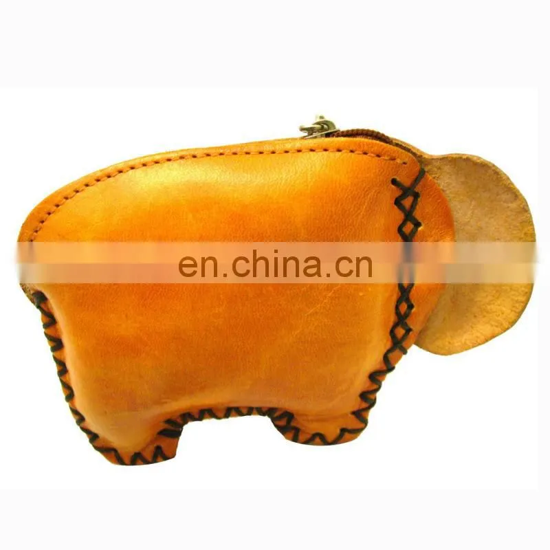 promotional Elephant coin purse wholesale women genuine leather coin purse MCP-0085