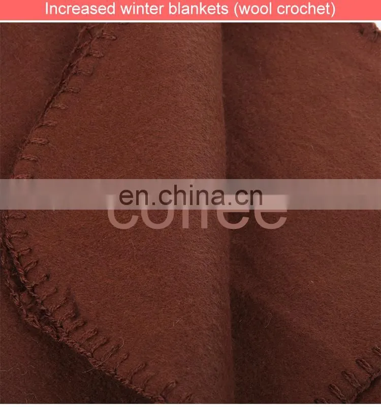 2014 new stlye increase in winter wool edge pet blanket